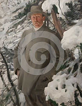 The painter Bruno Lijefors, 1906 painting by Anders Zorn