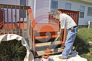 Painter Painting Deck