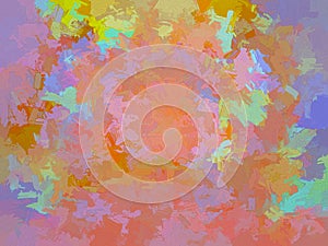 Painterly Multicolored Abstract Background 4