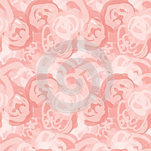 Painterly rose floral motif vector watercolor background. Seamless flower repeat pattern. Delicate hand painted feminine bloom for