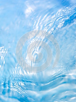Painterly, tranquil, and meditative blue flowing water background