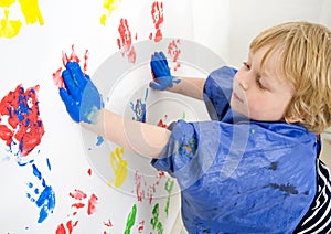 Painting boy