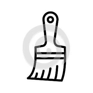 Painting brush Vector icon which can easily modify or edit