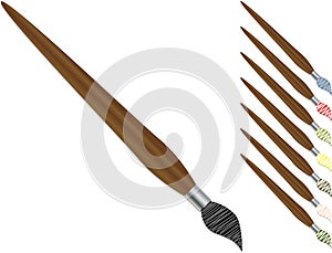 Painting brushes