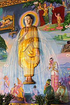 Wat Kyauk Htat Gyi Reclining Buddha photo