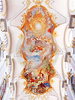 Painting on the Church's Ceiling