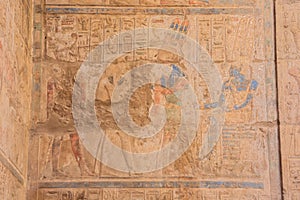 Painting in the court of Ramesses II