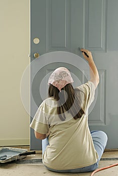 La pintura puerta 