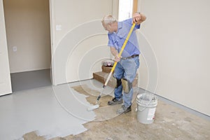 Painting garage floor