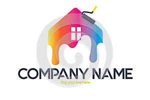Painting house logo