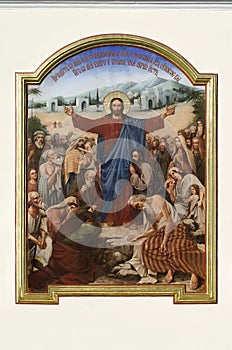 The painting of the Jesus Christ