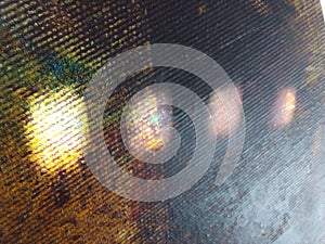 Painting light and colorful surface.