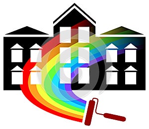 Painting logo design