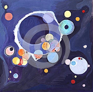 Painting in manner of Vasily Kandinsky