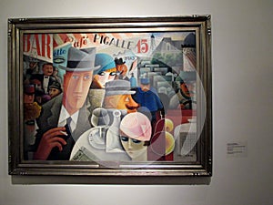 Painting by Miguel Covarrubias exposed in the Malba Buenos Aires Argentina