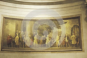 Painting in the National Archives, Washington, D.C. photo