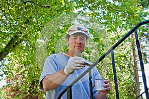 Painting Railing