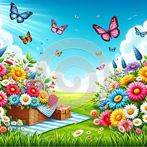 Summer season environment.