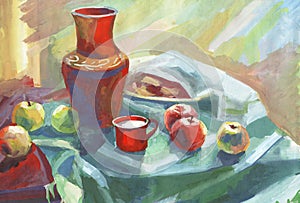 Painting still life