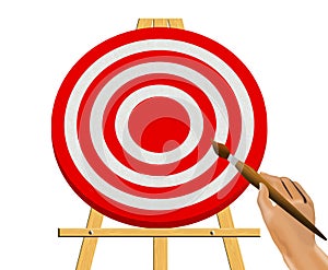 Painting a Target (Isolated)