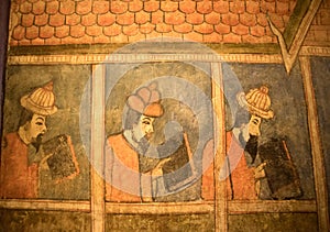 Painting of three noblemen