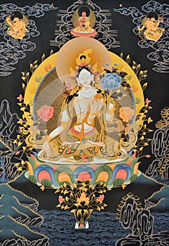 Painting of Tibet traditional religion