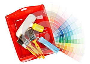 Painting tools and color guide