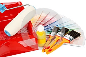 Painting tools and color guide