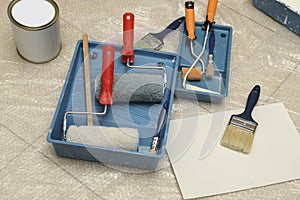 painting tools and equipment