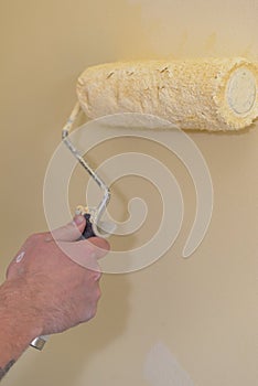 Painting the Wall with a Roller