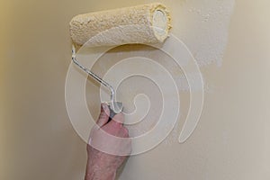 Painting the Wall with a Roller