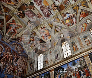 Paintings in the Sistine Chapel