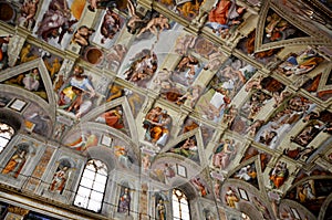 Paintings in the Sistine Chapel