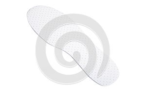 A Pair Of Adjustable Size Shoe Insoles On White Background