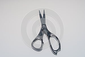 Pair of black school scissors