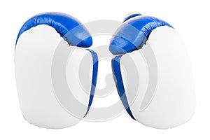 Pair of boxing gloves isolated on white background