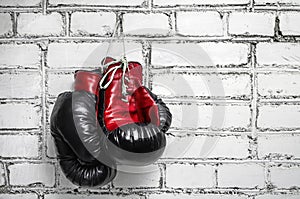 Pair of boxing gloves