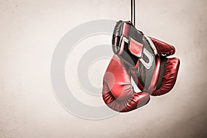 Pair of boxing gloves photograph