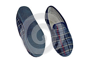 A Pair Of Carpet Slippers - Old Worn Shoes
