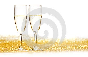 Pair of champagne flutes