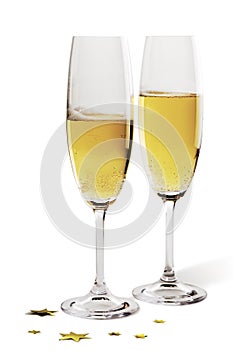 Pair of champagne flutes