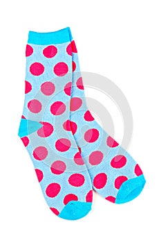 Pair of colorful socks