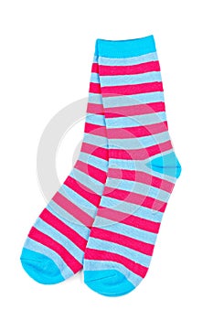 Pair of colorful socks