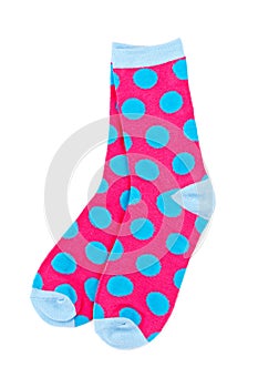 Pair of colorful socks