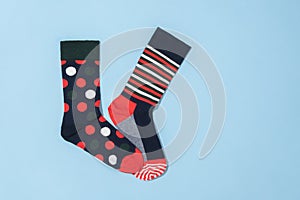 pair of colorful socks