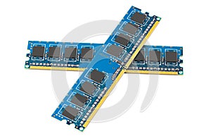Pair of computer DDR memory modules