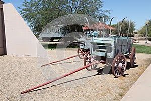 Pair of Conestoga wagons
