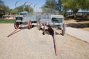 Pair of Conestoga wagons photo
