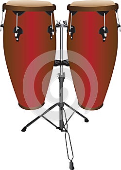 Pair of Conga Drums