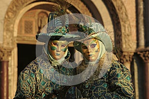 Pair of Costumed People